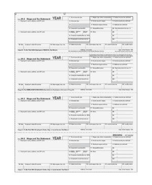 All Products 101 W-2 Employee Copies B/C/2/2 - 4up Horizontal IRS Reporting Forms