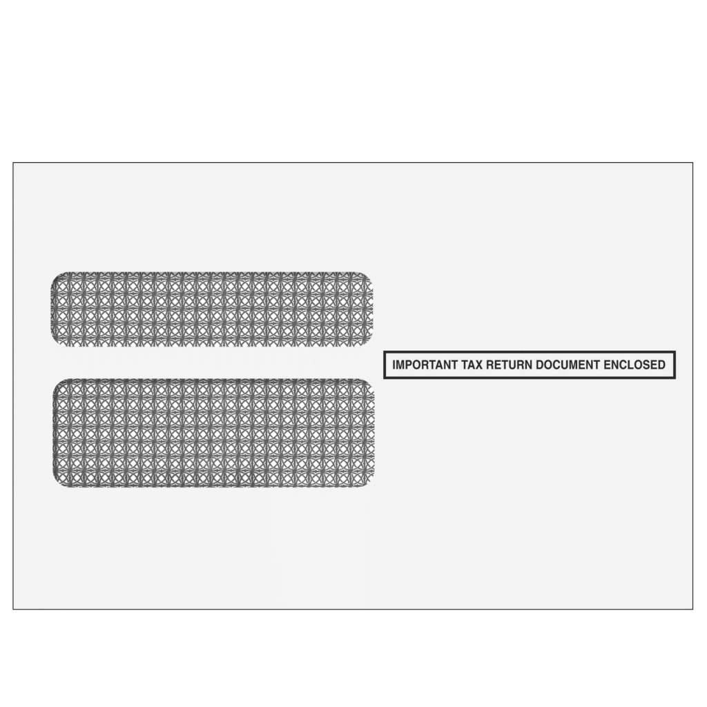 2up W-2 Double Window Envelope (Self Seal & Tamper Evident) 2 2up W-2 Double Window Envelope (Self Seal & Tamper Evident)