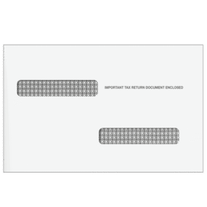 4up 1099-R Double Window Envelope (for Inserting Equipment) - Qty: 500