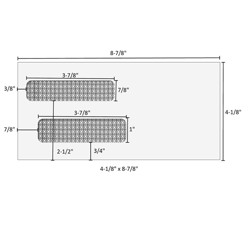 4-1/8" x 8-7/8" - Double Window Envelope - Self Seal - E40244S 2 4-1/8" x 8-7/8" - Double Window Envelope - Self Seal - E40244S