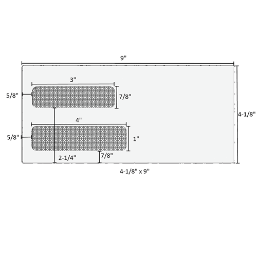 #10 (4-1/8" x 9-1/2") Double Window Envelope - Self Seal - E5122S 2 #10 (4-1/8" x 9-1/2") Double Window Envelope - Self Seal - E5122S
