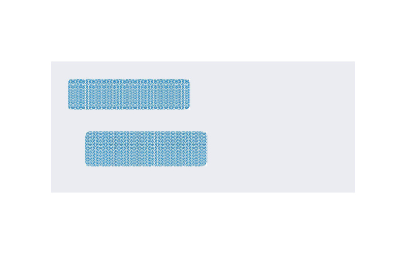 Double Window Envelope for 3-3/4 x 8-3/4 Laser Checks Top 3 Double Window Envelope for 3-3/4 x 8-3/4 Laser Checks Top - Image 2