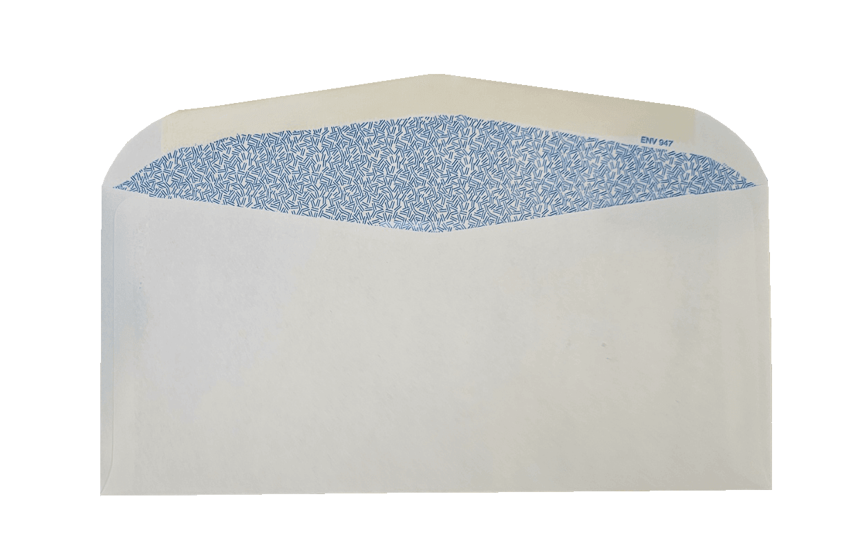 4-1/8" x 9" - Double Window Envelope (Moisture Seal/Gum)-ENV-947MS 3 4-1/8" x 9" - Double Window Envelope (Moisture Seal/Gum)-ENV-947MS - Image 2