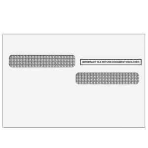1099 Double Window Envelope - Quadrant - 4up (Self Seal)