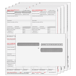 All Products 163 4up Quadrant W-2 Form 8-part Kit - (with Moisture Seal Envelopes)
