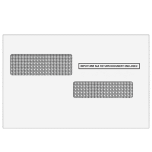 W-2C Double Window Envelopes (Moisture Seal)